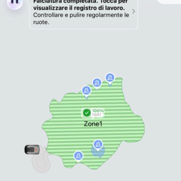 Recensione robot tagliaerba MOVA ViAX 500, mappa da solo il giardino - macitynet.it