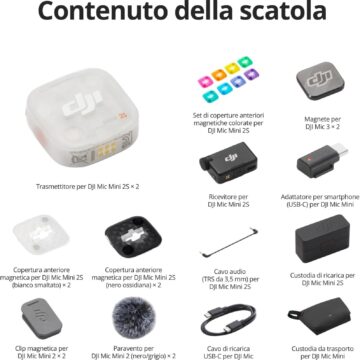 DJI Mic Mini 2S punta sulla registrazione interna per non perdere l'audio - macitynet.it