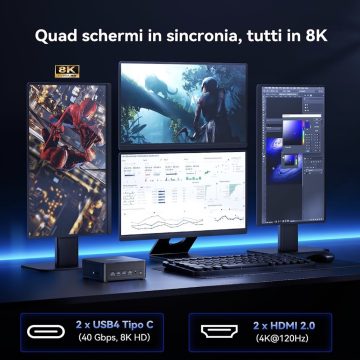 GEEKOM U9 Mini PC IT13 Max, speciale offerta back-to-school: 15% di sconto, ora sotto 680 € - macitynet.it