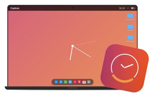 Con Cadran trasformate lo sfondo del Mac in un orologio