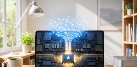 AI locale su Mac con Apple Silicon e memoria unificata per eseguire modelli LLM