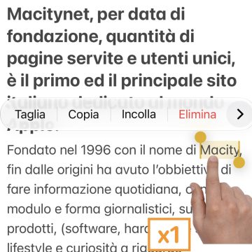 Editing su iPhone: come farlo coi gesti - macitynet.it
