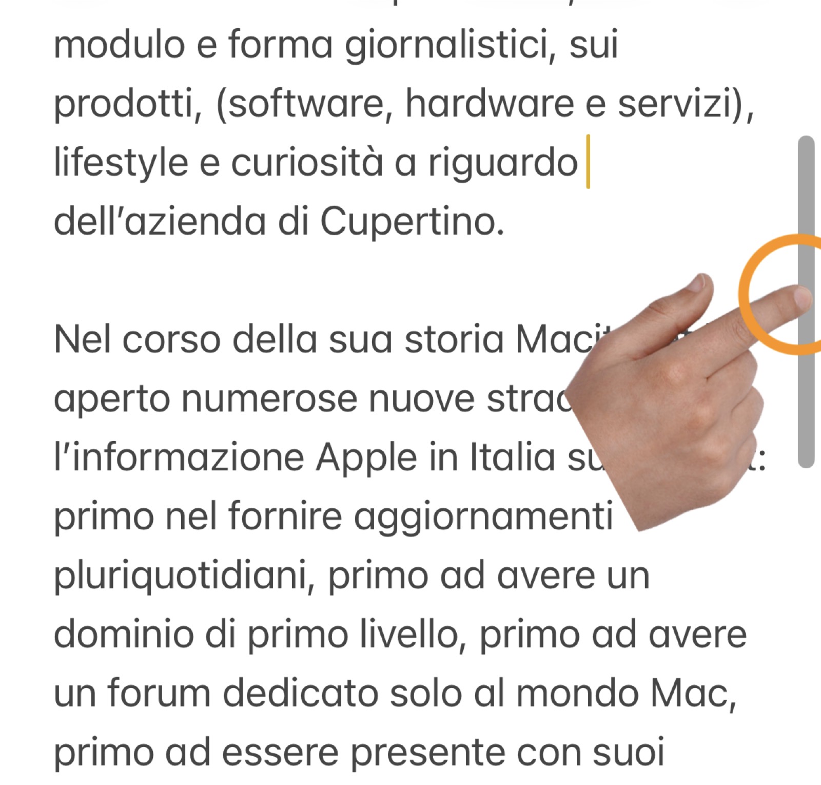 Editing su iPhone: come farlo coi gesti - macitynet.it Editing su iPhone: come farlo coi gesti - macitynet.it