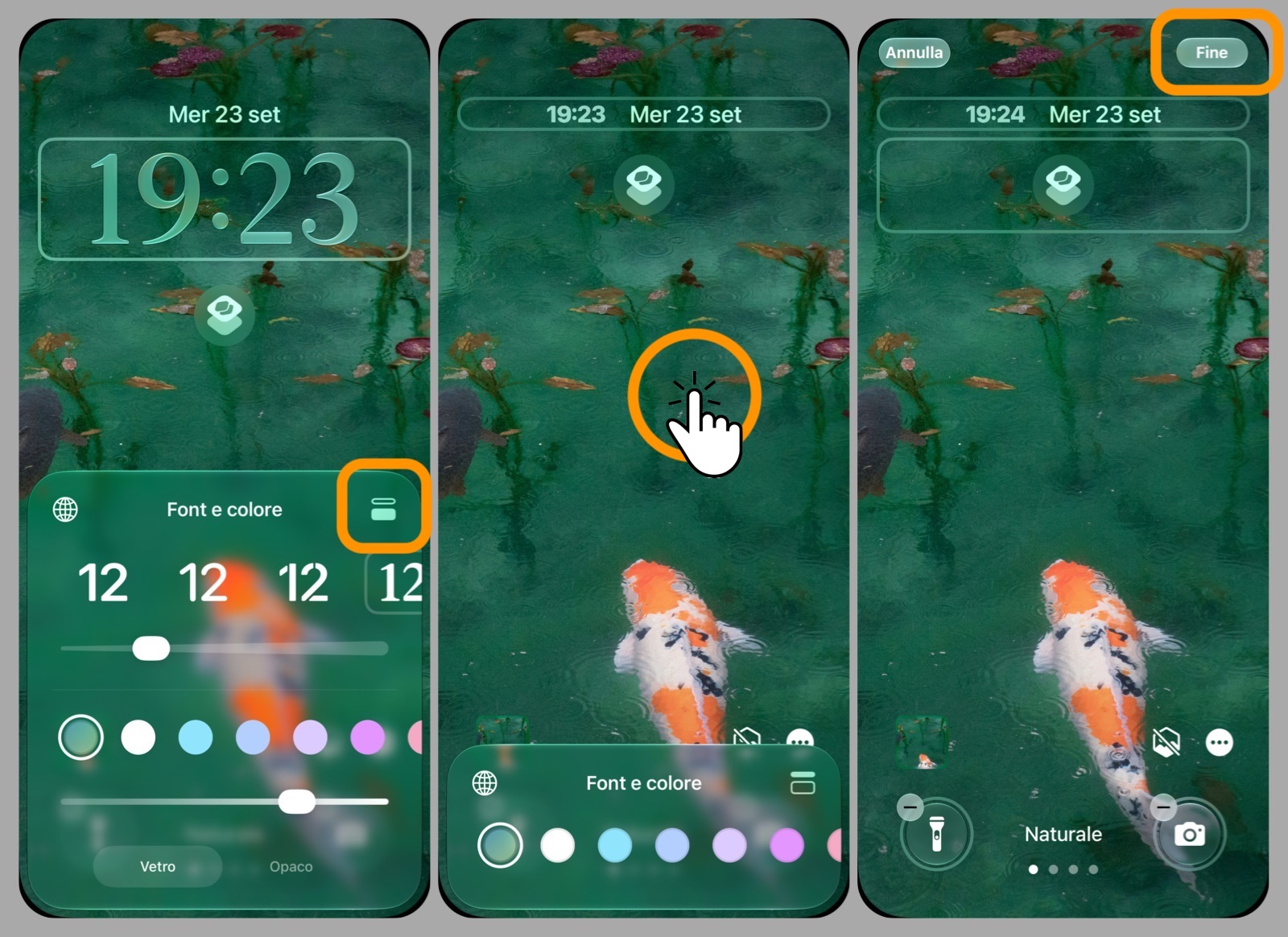 iOS 27: come rimpicciolire l'orologio nella Schermata di Blocco - macitynet.it iOS 27: come rimpicciolire l'orologio nella Schermata di Blocco - macitynet.it