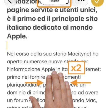 Editing su iPhone: come farlo coi gesti - macitynet.it