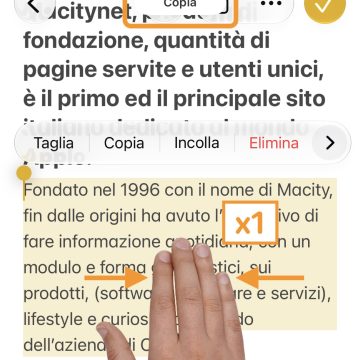 Editing su iPhone: come farlo coi gesti - macitynet.it