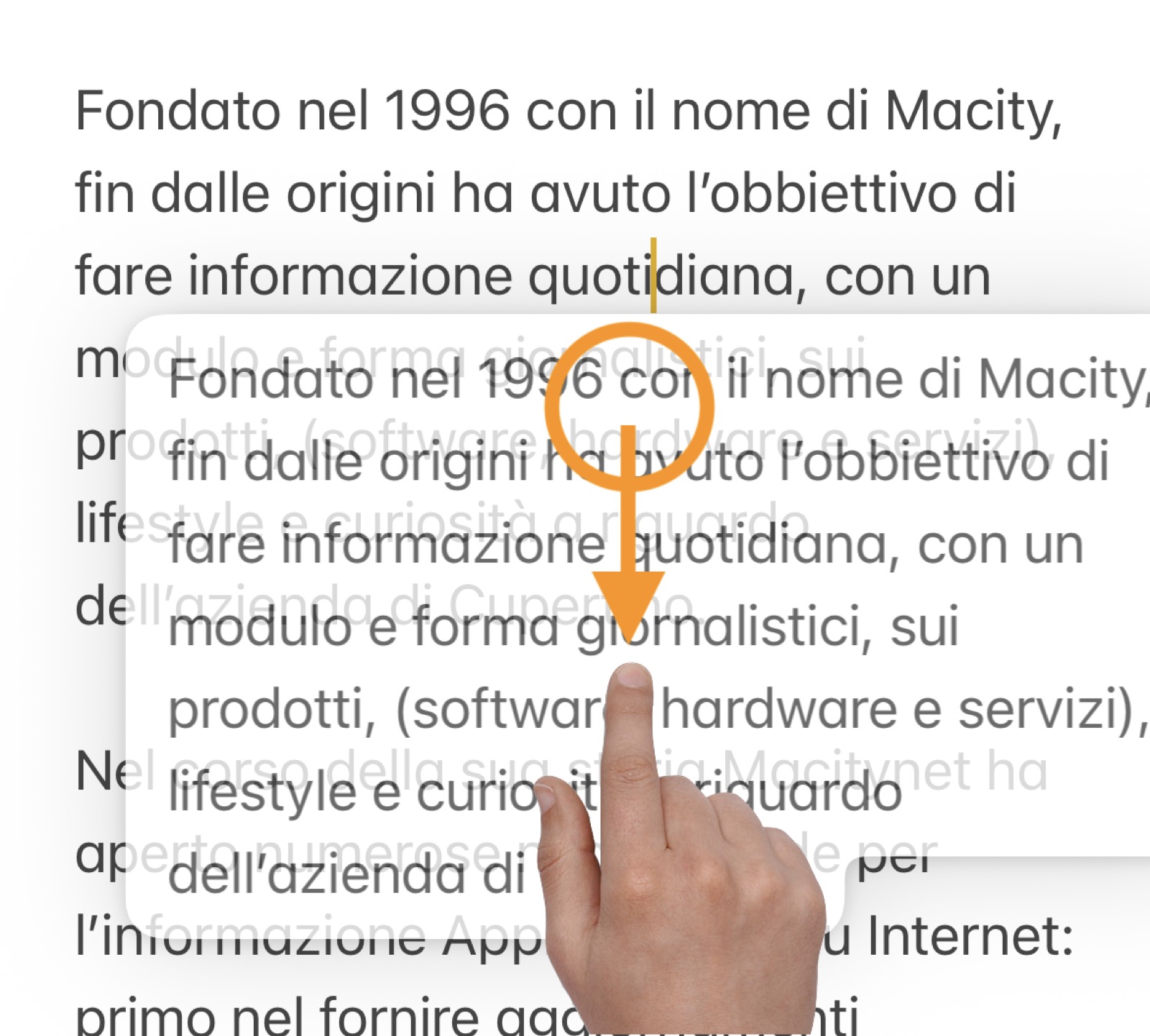 Editing su iPhone: come farlo coi gesti - macitynet.it Editing su iPhone: come farlo coi gesti - macitynet.it