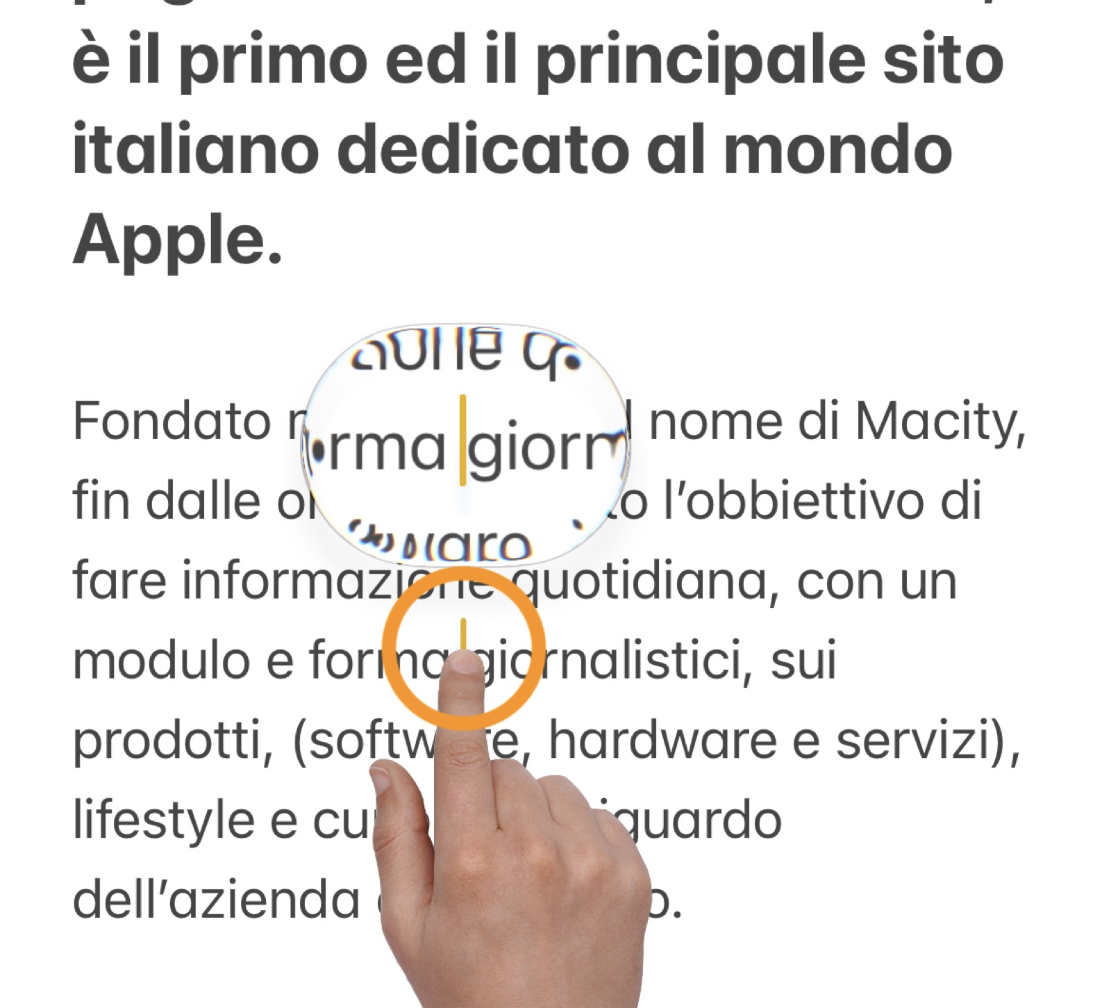 Editing su iPhone: come farlo coi gesti - macitynet.it Editing su iPhone: come farlo coi gesti - macitynet.it