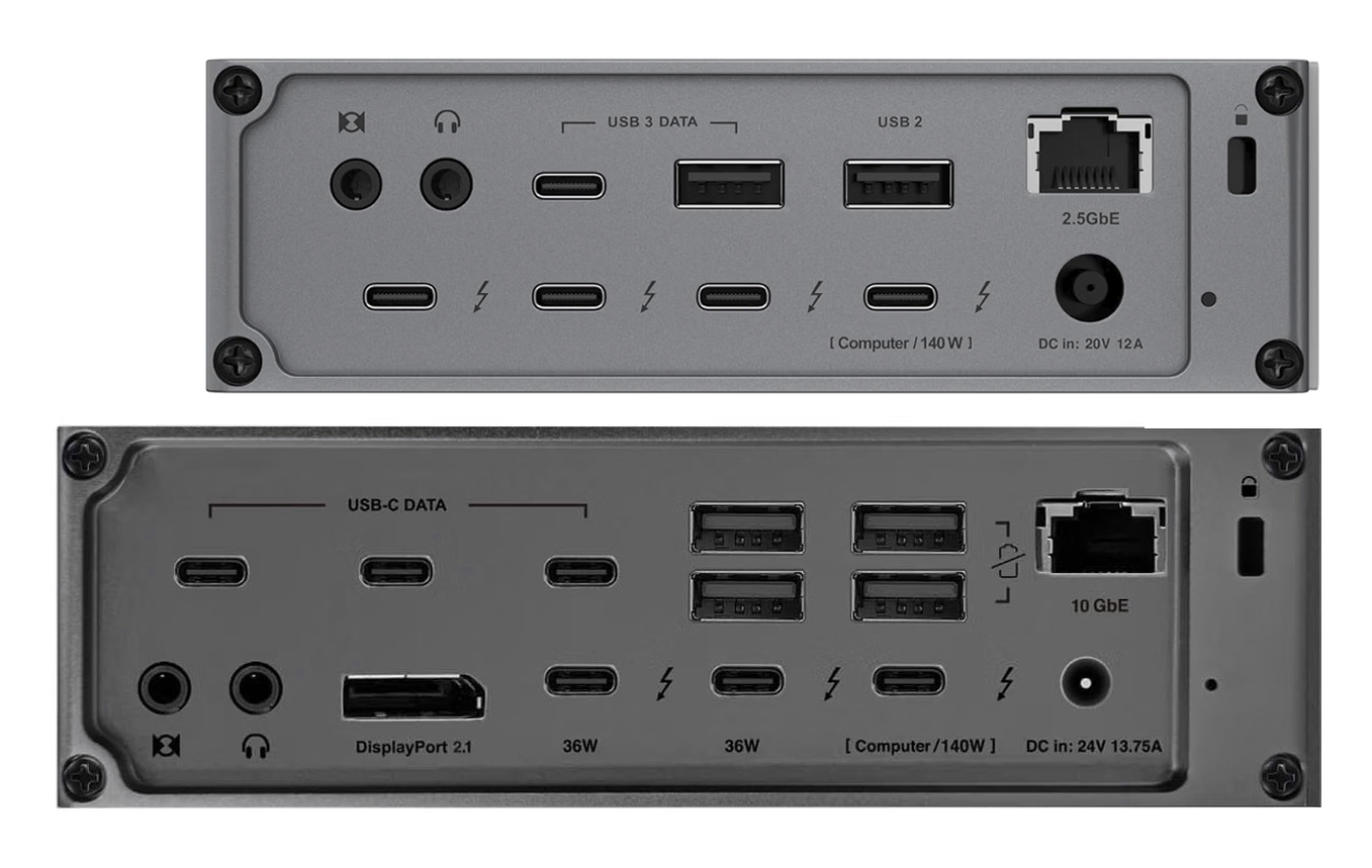 CalDigit TS5 Plus e CalDigit TS5 Confronto tra CalDigit TS5 Plus e CalDigit TS5