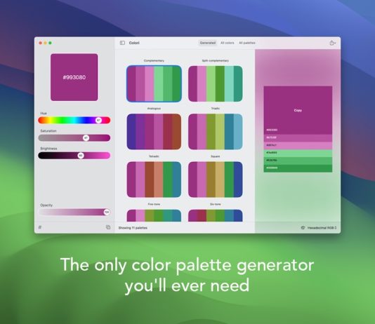 Creare palette cromatiche su Mac è semplicissimo con l’app Colori Creare palette cromatiche è semplicissimo con l'app Colori - macitynet.it
