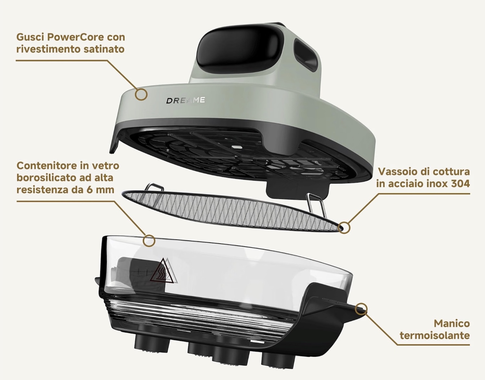 DREAME reinventa la friggitrice ad aria: trasparente e portatile, prezzo giù a 119 euro - macitynet.it DREAME reinventa la friggitrice ad aria: trasparente e portatile, prezzo giù a 119 euro - macitynet.it