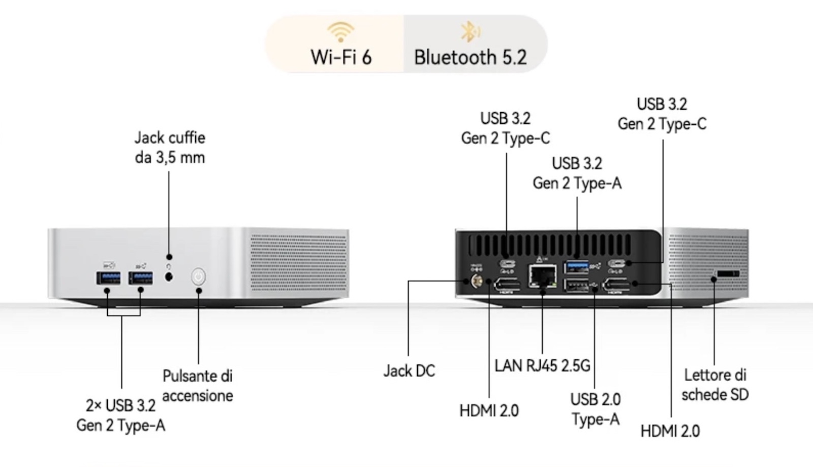 GEEKOM A5 Pro Mini PC, -110 € sul modello 2026 con AMD Ryzen 7000 - macitynet.it GEEKOM A5 Pro Mini PC, -110 € sul modello 2026 con AMD Ryzen 7000 - macitynet.it