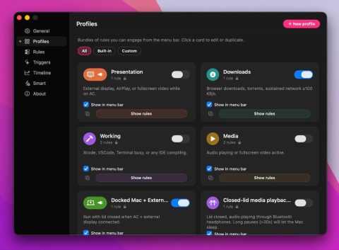 Tenete sveglio il Mac solo quando serve con Insomniac