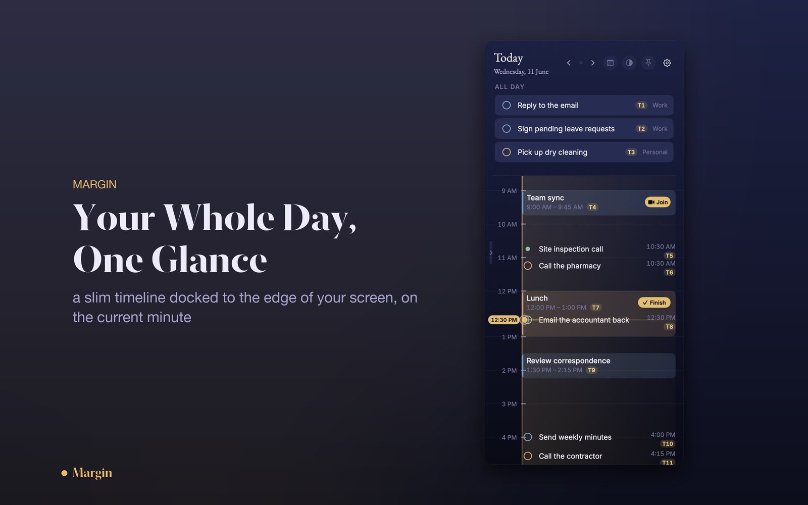 Come pianificare la giornata con Margin per Mac - macitynet.it Come pianificare la giornata con Margin per Mac - macitynet.it