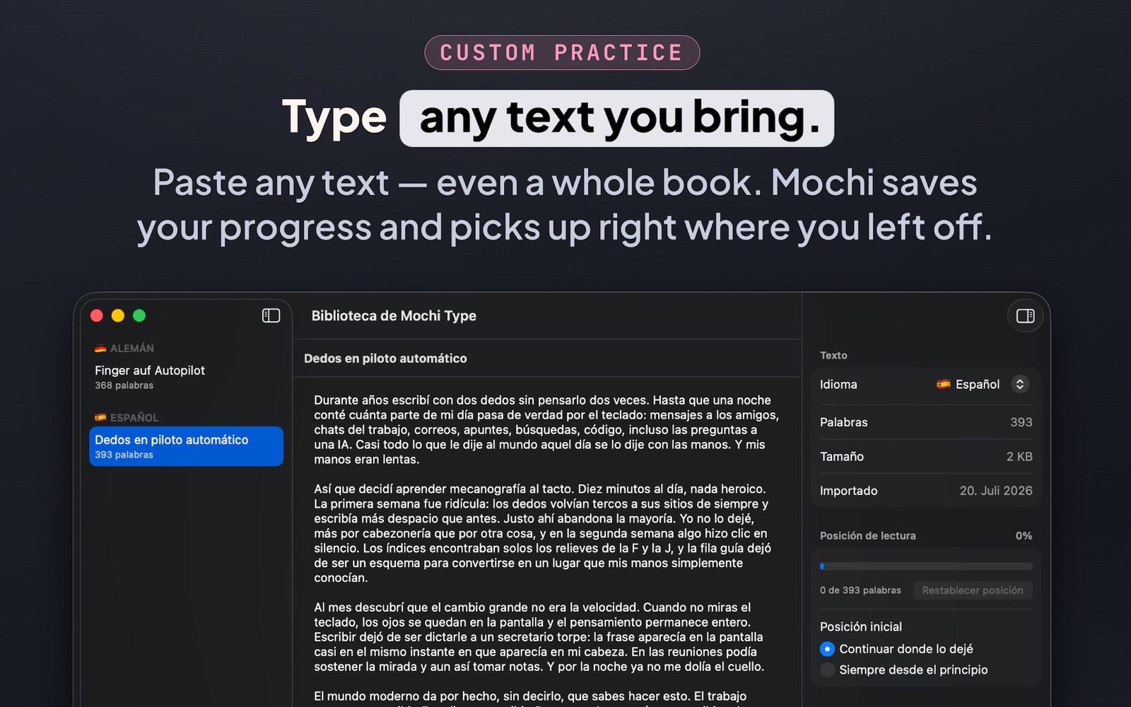 Come imparare a scrivere più velocemente con Mochi Type per Mac - macitynet.it Come imparare a scrivere più velocemente con Mochi Type per Mac - macitynet.it