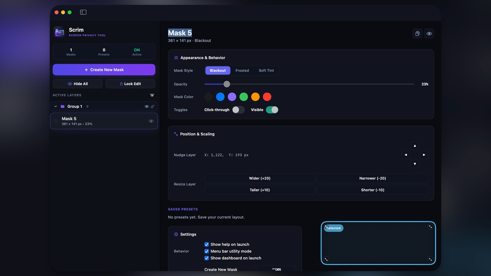 Come nascondere dati sensibili sullo schermo del Mac con Scrim - macitynet.it Come nascondere dati sensibili sullo schermo del Mac con Scrim - macitynet.it