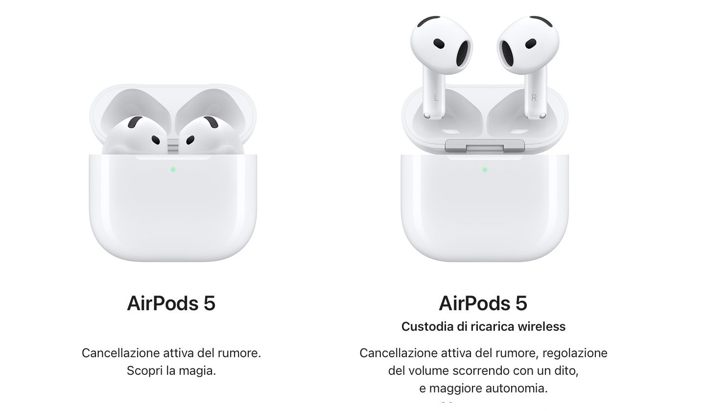 AirPods 5, AirPods 4 o Pro 3? I prezzi online cambiano completamente la scelta - macitynet.it AirPods 5, AirPods 4 o Pro 3? I prezzi online cambiano completamente la scelta - macitynet.it