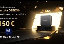 Prezzo speciale per IT13 MAX Mini PC Ultra 9 185H: 150 € in meno per l’anniversario Geekom Prezzo speciale per IT13 MAX Mini PC Ultra 9 185H: 150 € in meno per l'anniversario Geekom - macitynet.it