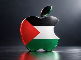 Protesta pro-Pal davanti agli Apple Store al lancio di iPhone Duo Dipendenti ed ex dipendenti preparano proteste pro-Pal negli Apple Store per il lancio dell'iPhone Duo - macitynet.it