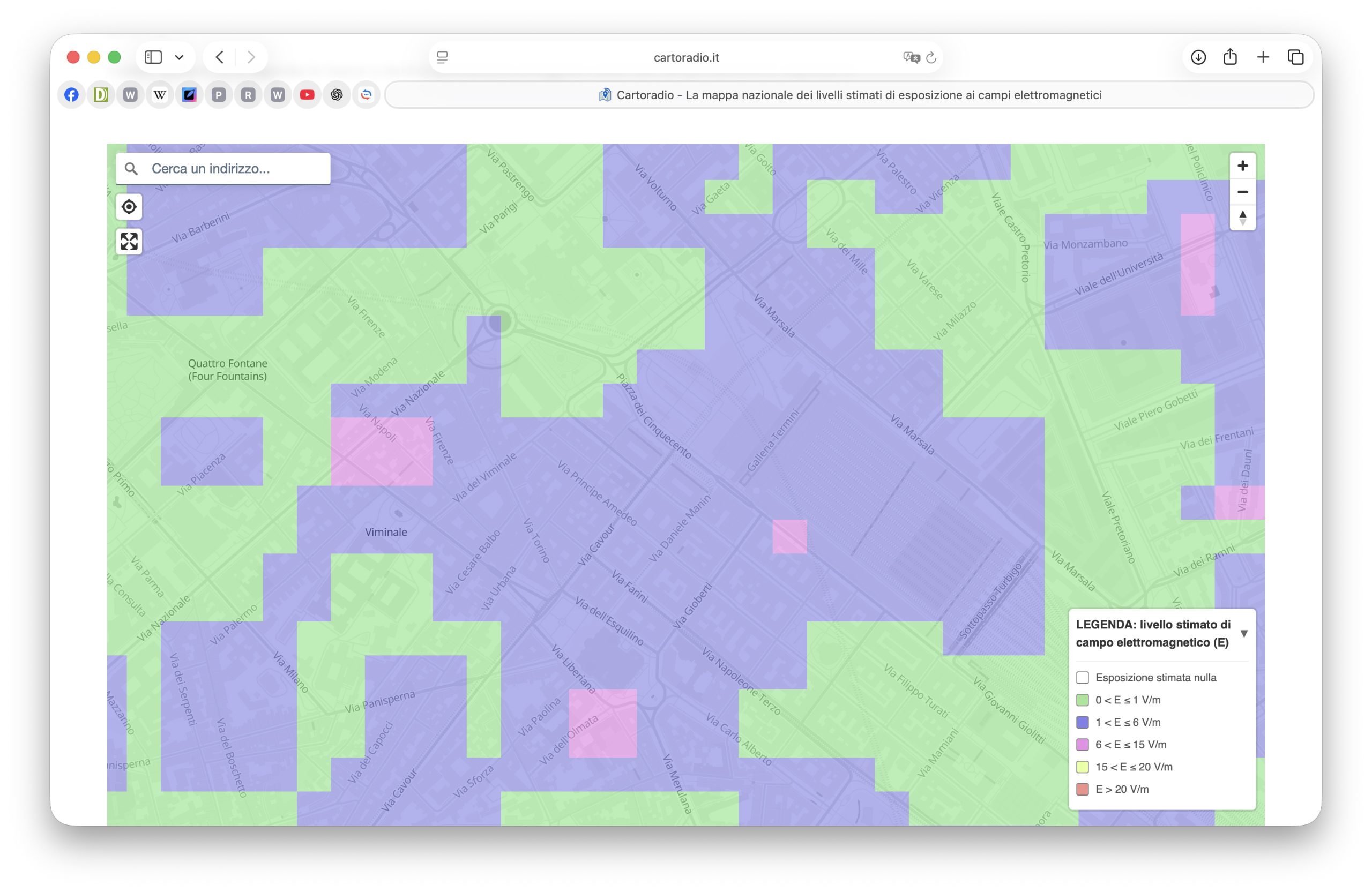 Cartoradio è la mappa interattiva per consultare le stime dei livelli di esposizione ai campi elettromagnetici in Italia - macitynet.it Cartoradio è la mappa interattiva per consultare le stime dei livelli di esposizione ai campi elettromagnetici in Italia - macitynet.it