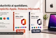 Il metodo per avere la suite di Office completa sul PC e Mac senza spendere un patrimonio Più produttivi con Microsoft Office 2024 a 19,99 € e Windows 11 a 12,25 € - macitynet.it