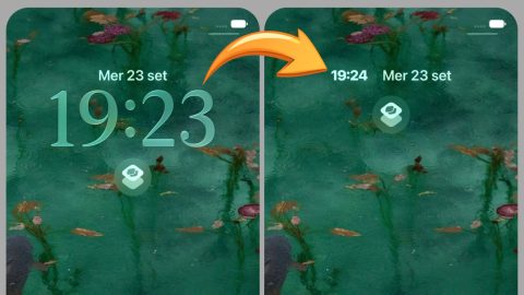 iOS 27: come rimpicciolire l’orologio nella Schermata di Blo