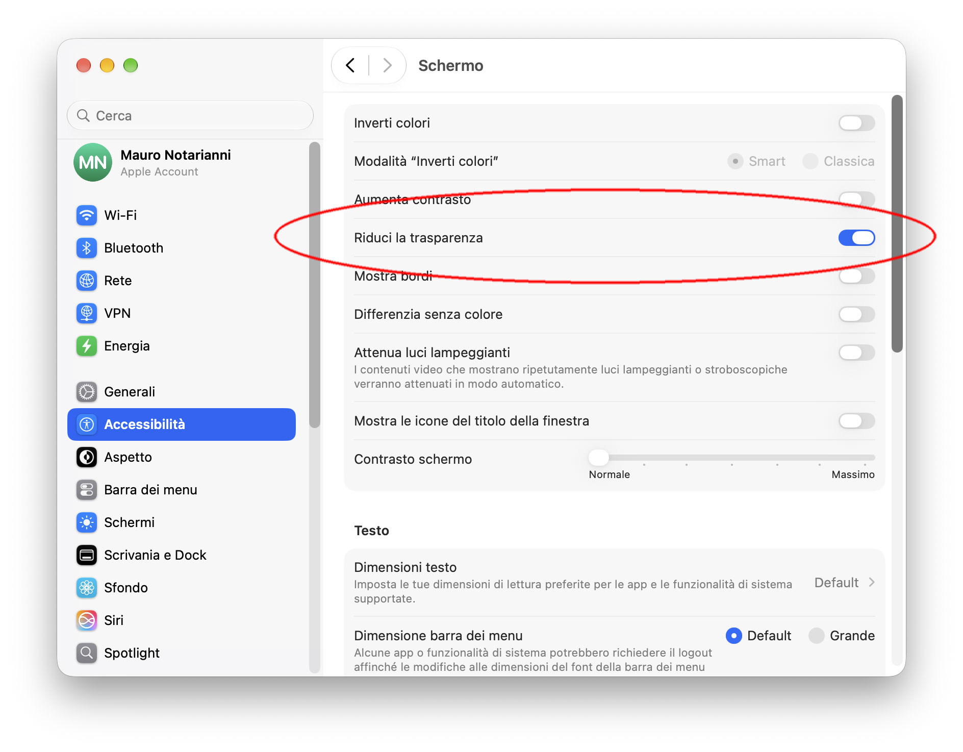 macOS 27, come regolare la trasparenza Liquid Glass - macitynet.it macOS 27, come regolare la trasparenza Liquid Glass - macitynet.it