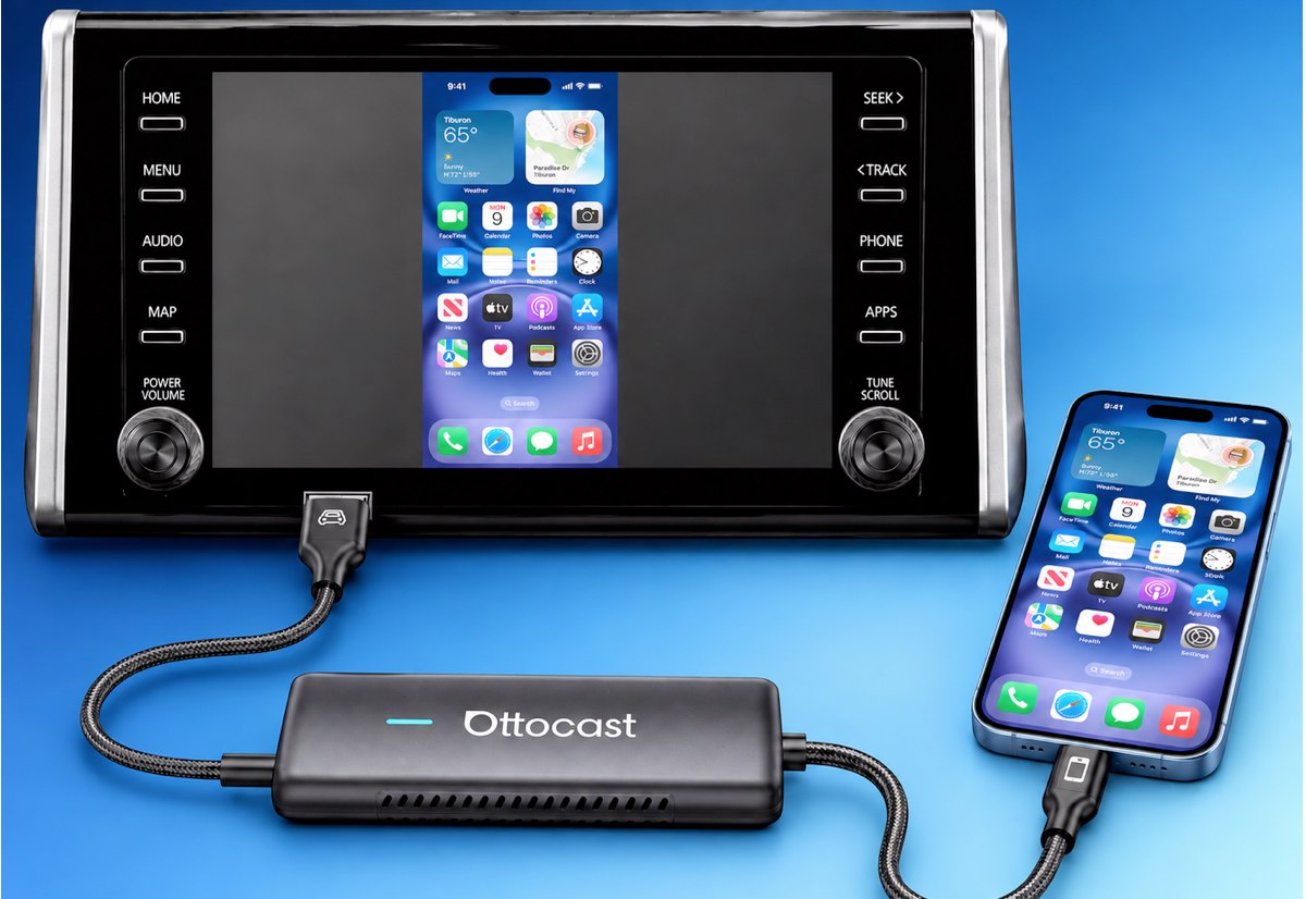 Video e app sul cruscotto: con Mirror Touch comandi il telefono a 109 euro