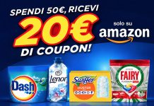 Spendete 50 euro su Amazon e ne ricevete 20: la promo per la casa Spendete 50 euro su Amazon e ne ricevete 20: la promo per la casa