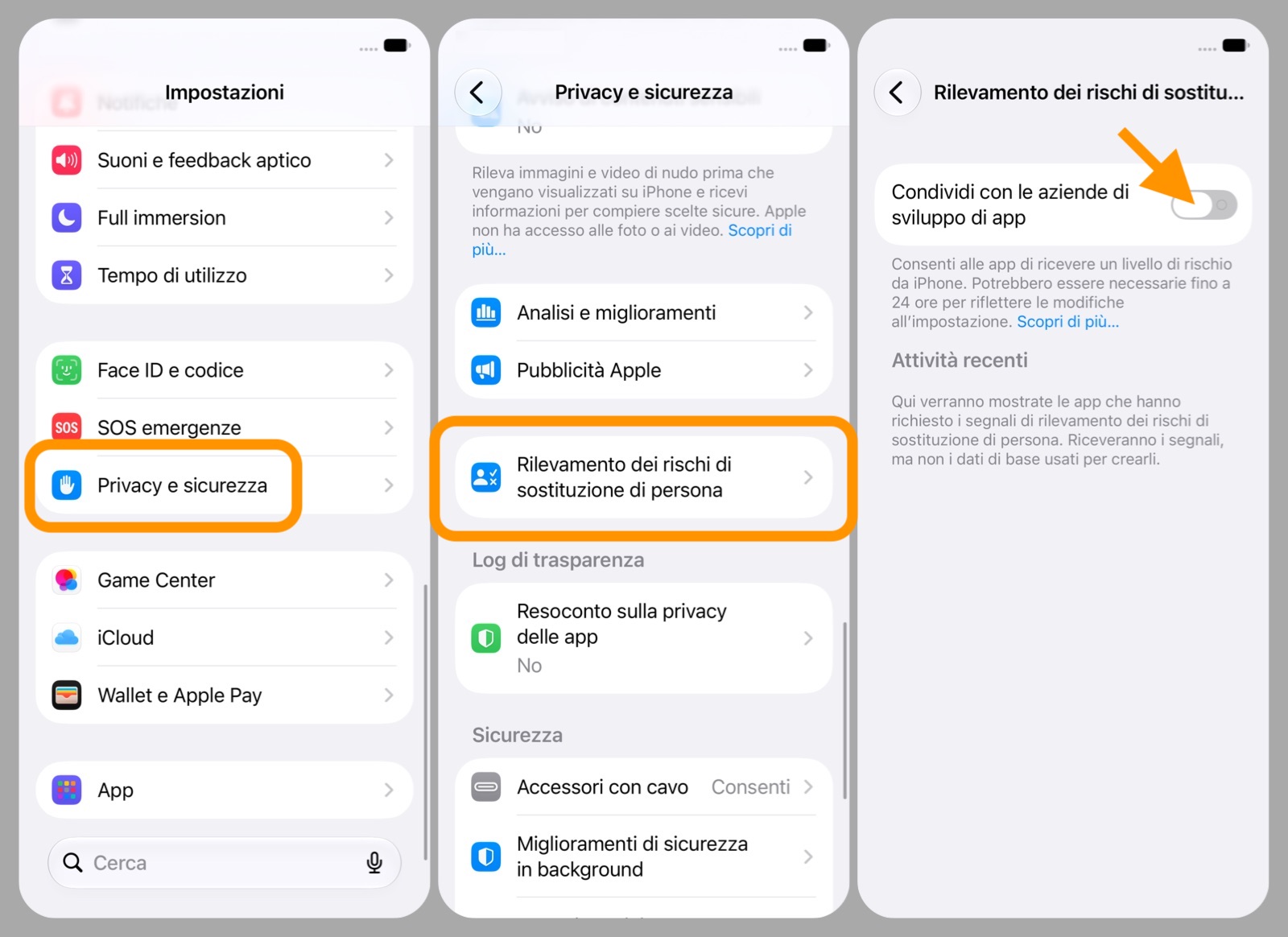 iOS 27: come funziona il Rilevamento dei rischi di sostituzione di persona - macitynet.it iOS 27: come funziona il Rilevamento dei rischi di sostituzione di persona - macitynet.it