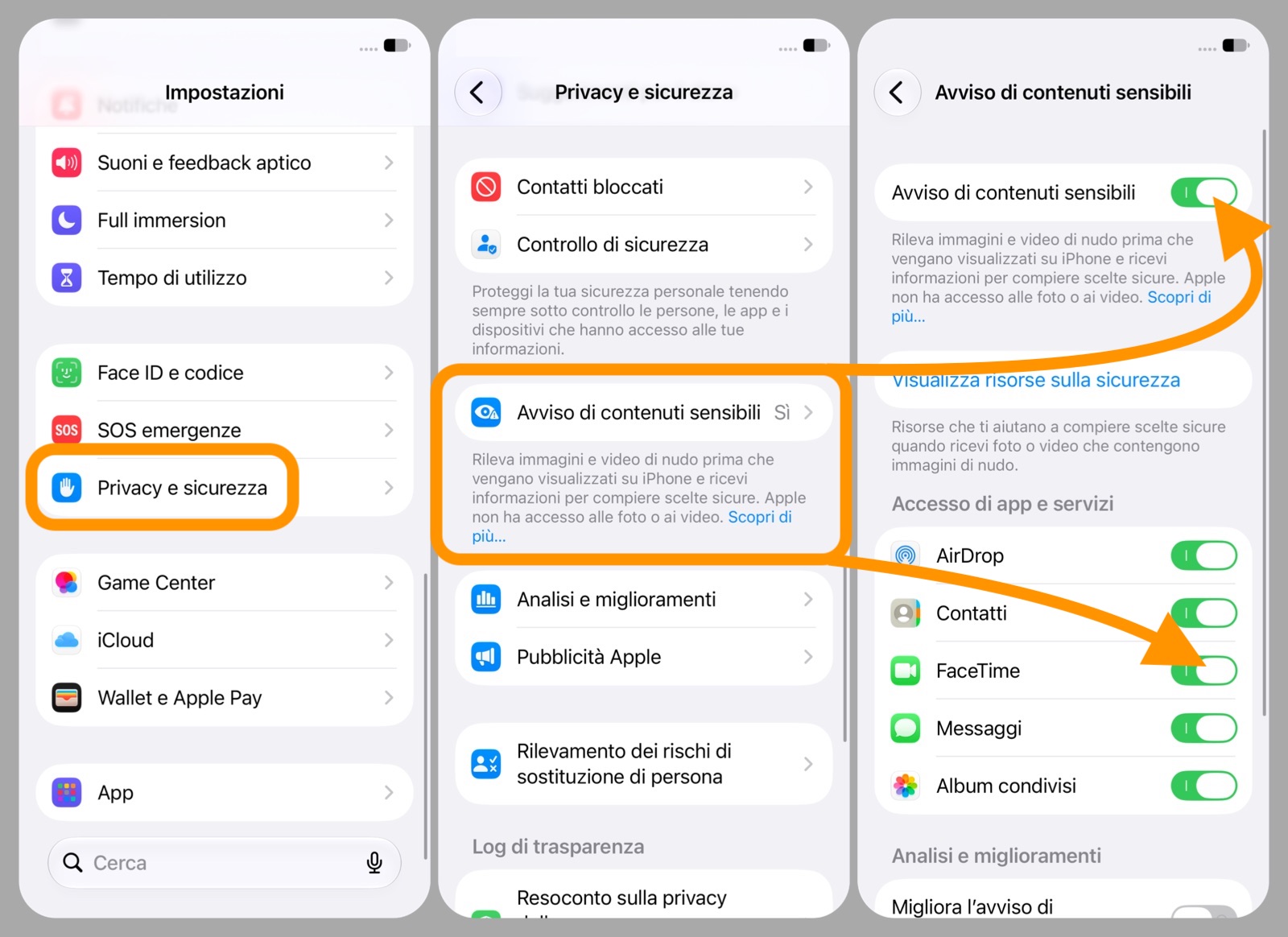 iOS 27: come risolvere i problemi del filtro contenuti sensibili in FaceTime - macitynet.it iOS 27: come risolvere i problemi del filtro contenuti sensibili in FaceTime - macitynet.it