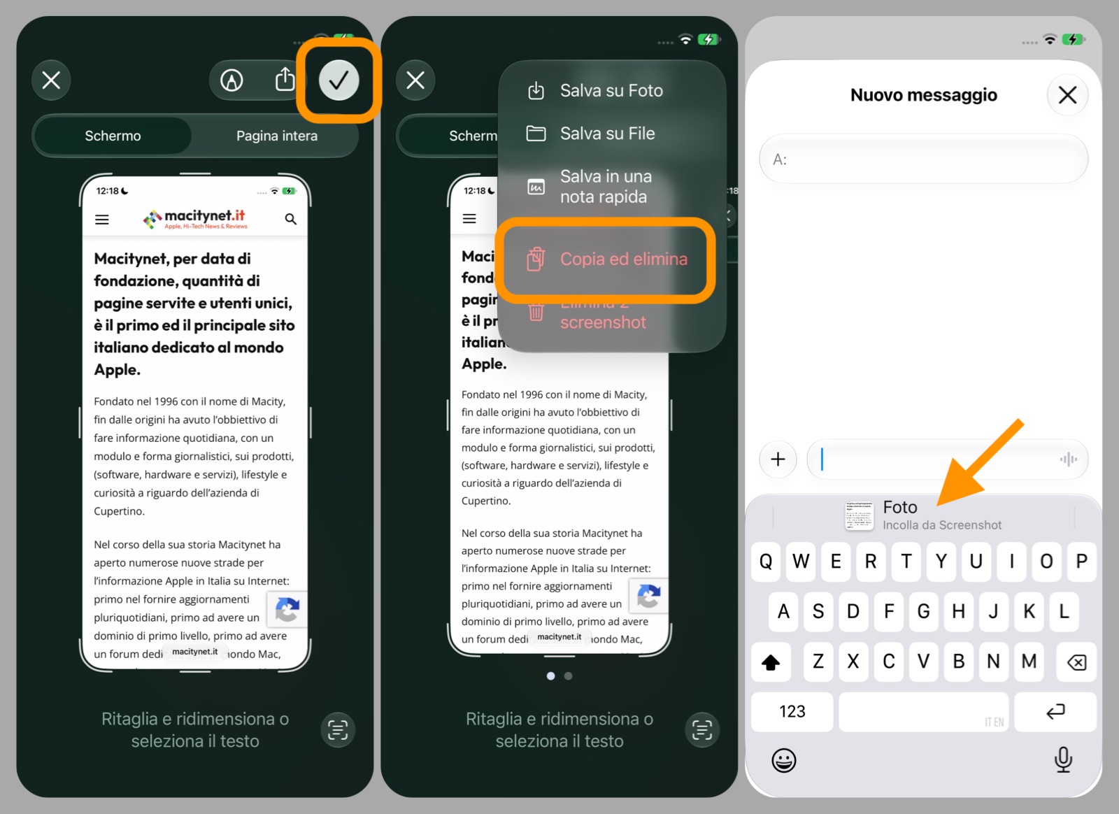 iOS 27: come incollare dagli appunti in metà passaggi - macitynet.it iOS 27: come incollare dagli appunti in metà passaggi - macitynet.it