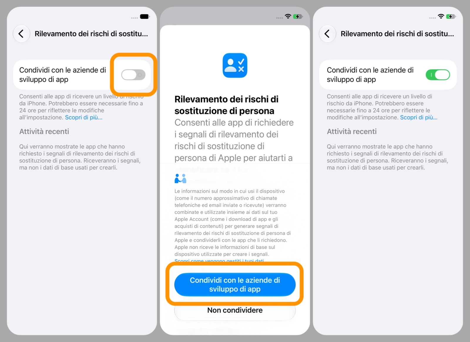 iOS 27: come funziona il Rilevamento dei rischi di sostituzione di persona - macitynet.it iOS 27: come funziona il Rilevamento dei rischi di sostituzione di persona - macitynet.it