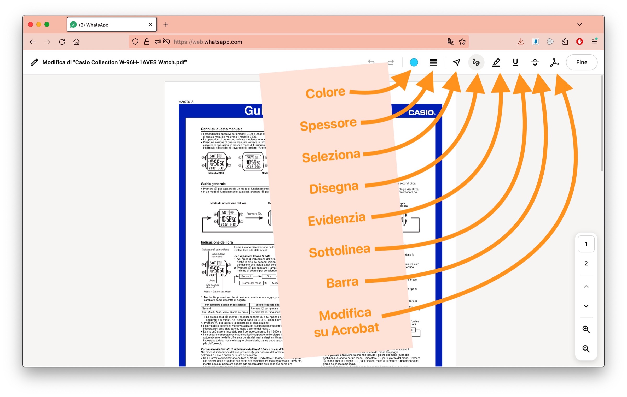 Come modificare un PDF direttamente da WhatsApp Web - macitynet.it Come modificare un PDF direttamente da WhatsApp Web - macitynet.it
