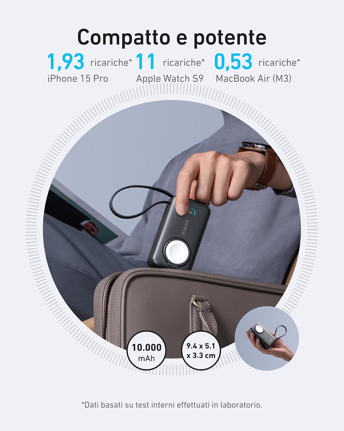Apple Watch e iPhone scarichi? Anker MagGo li ricarica insieme, in sconto al Prime Day a 54,99 euro - macitynet.it Apple Watch e iPhone scarichi? Anker MagGo li ricarica insieme, in sconto al Prime Day a 54,99 euro - macitynet.it