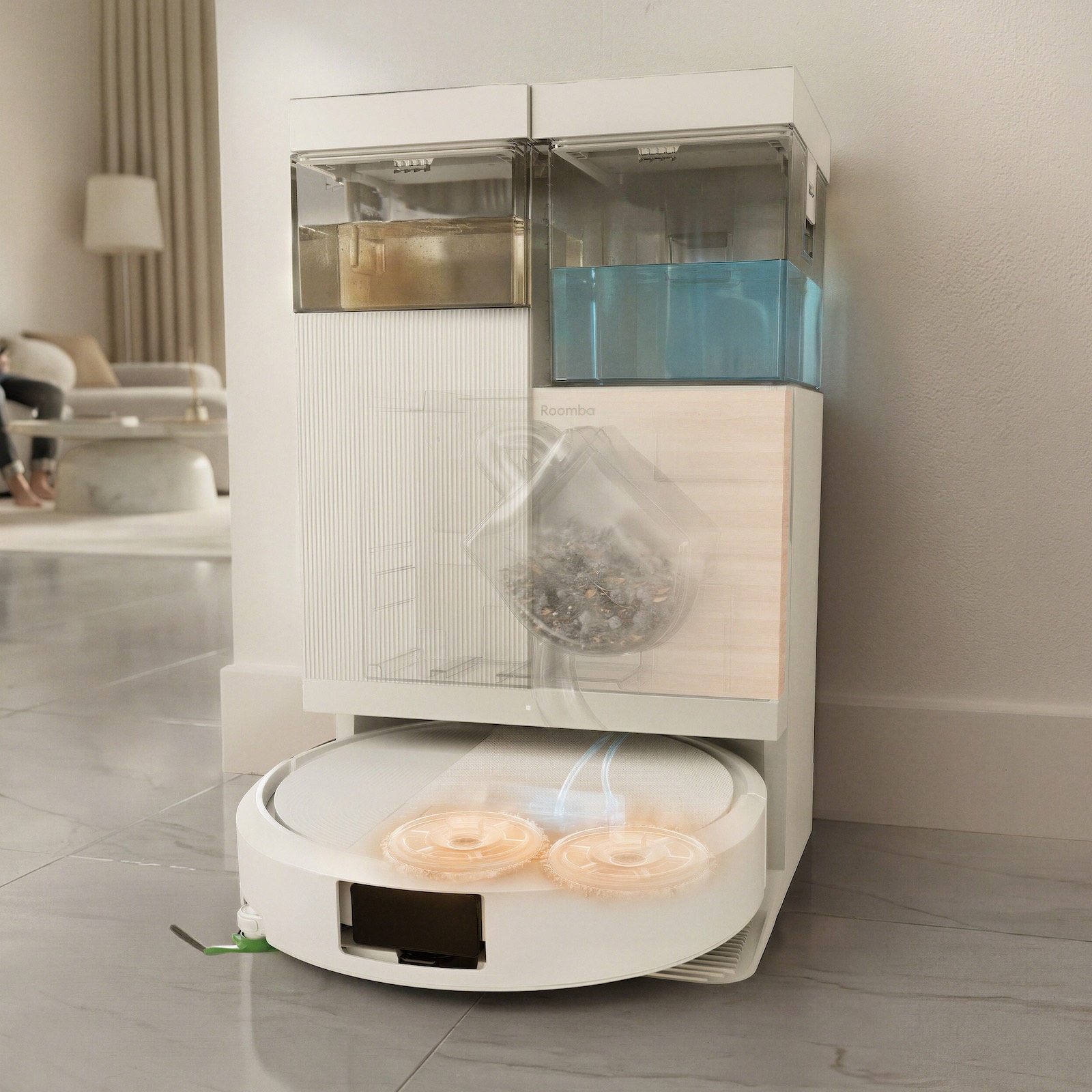 Roomba Plus 575 Combo punta su formato compatto, lavaggio e manutenzione automatica - macitynet.it Roomba Plus 575 Combo punta su formato compatto, lavaggio e manutenzione automatica - macitynet.it