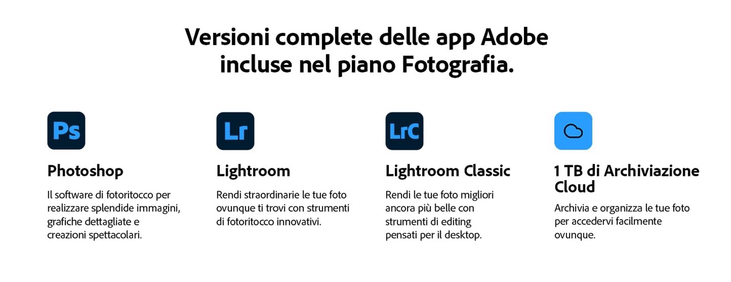 Photoshop e Lightroom a 10 euro al mese: Adobe sconta del 58% il piano Fotografia - macitynet.it Photoshop e Lightroom a 10 euro al mese: Adobe sconta del 58% il piano Fotografia - macitynet.it