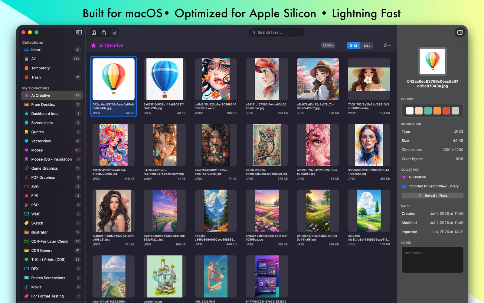 Come organizzare i file grafici su Mac con VectorView - macitynet.it Come organizzare i file grafici su Mac con VectorView - macitynet.it