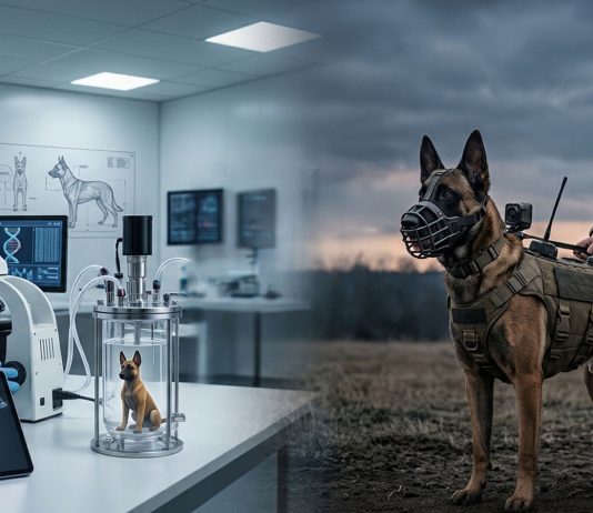 Dal DNA dei lupi ai giubbotti High-Tech: la controversa scommessa sui cani militari potenziati - macitynet.it