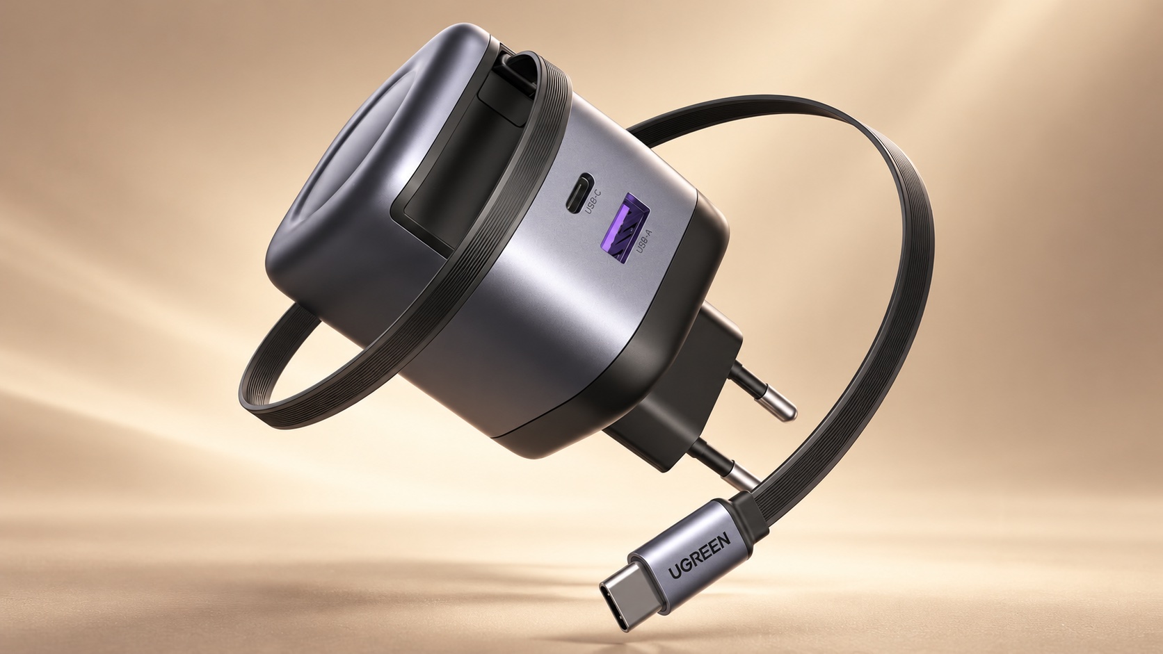 Il caricatore con il cavo che scompare: UGREEN Nexode 65W a 32,99 € - macitynet.it Il caricatore con il cavo che scompare: UGREEN Nexode 65W a 32,99 € - macitynet.it