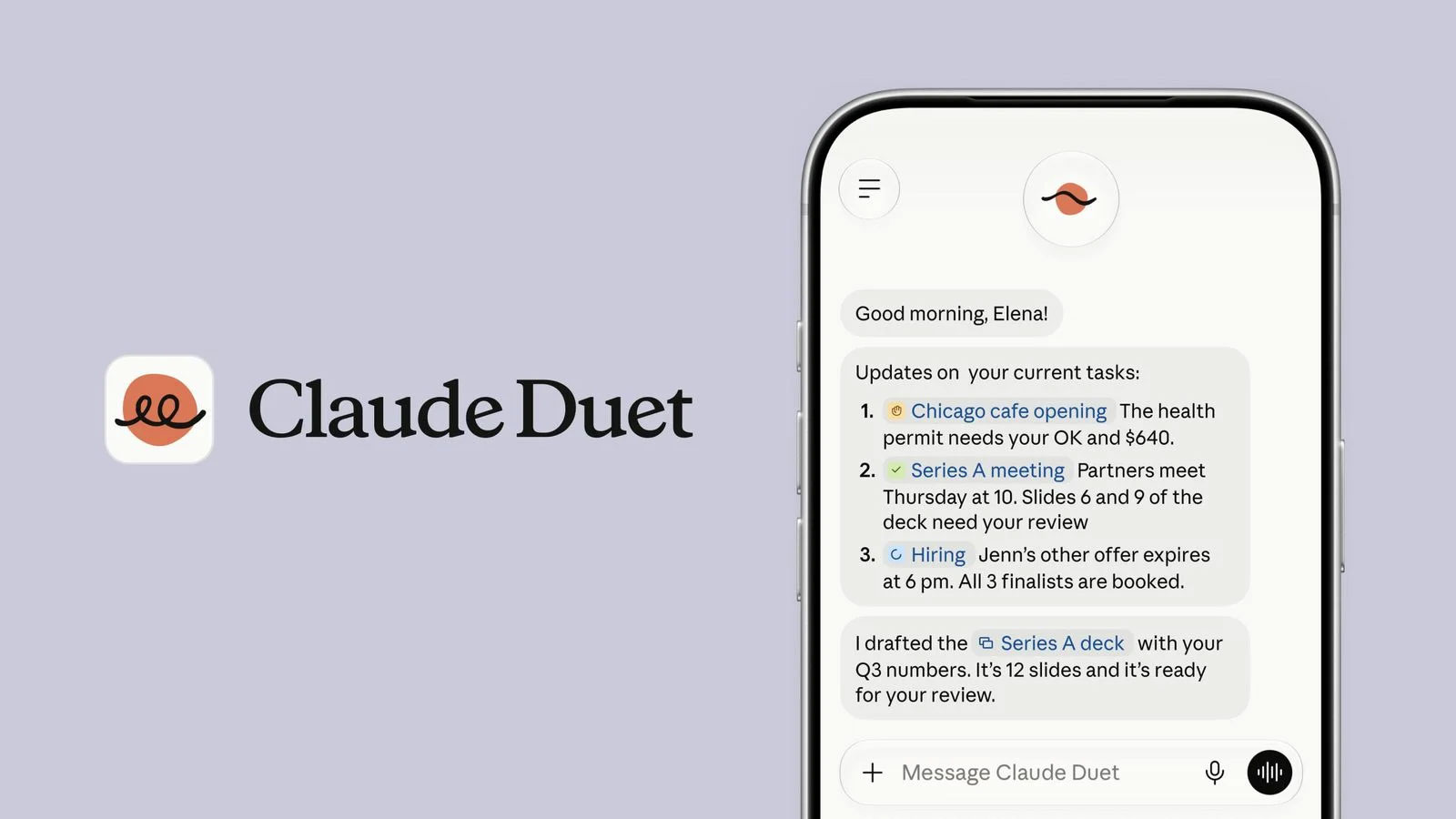 Claude Duet, l’agente proattivo di Anthropic Claude Duet, la nuova app di Anthropic per delegare attività a un agente AI