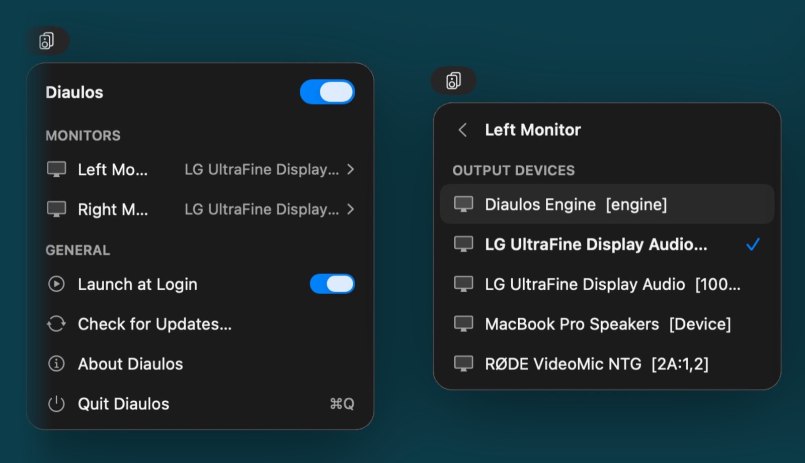 Diaulos per Mac usa due monitor come una coppia di altoparlanti stereo - macitynet.it Diaulos per Mac usa due monitor come una coppia di altoparlanti stereo - macitynet.it
