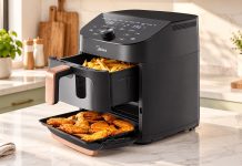 Midea 11 litri a 89,99 euro: due friggitrici ad aria in una al 40% in meno Midea 11 litri a 89,99 euro: due friggitrici in una al 40% in meno - macitynet.it