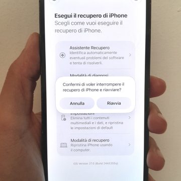 iOS 27: come usare la modalità Recovery per risolvere i problemi senza Mac - macitynet.it