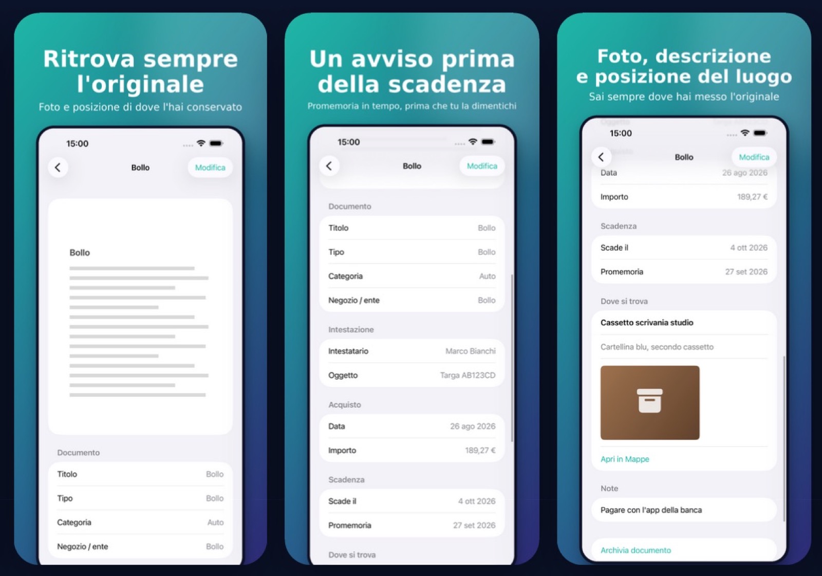 Keepla per iPhone vi ricorda le scadenze e dove tenete i documenti originali - macitynet.it Keepla per iPhone vi ricorda le scadenze e dove tenete i documenti originali - macitynet.it