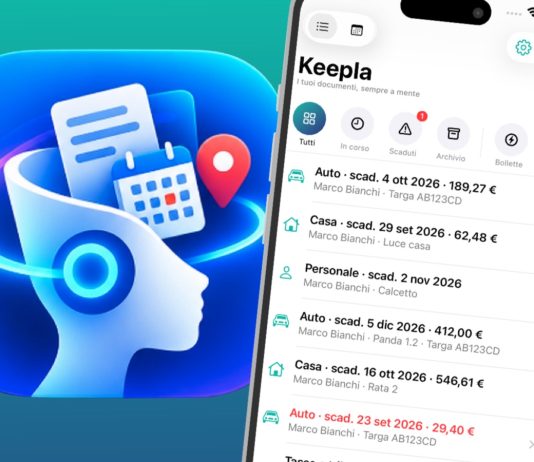 Keepla per iPhone vi ricorda le scadenze e dove tenete i documenti originali - macitynet.it