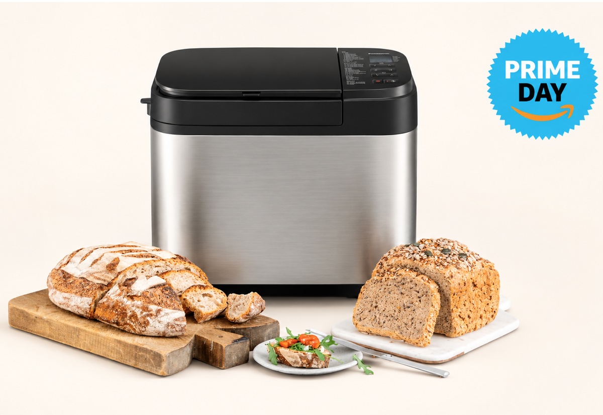 Ti svegli e il pane è pronto: Panasonic scende a 180 € per la Festa Prime