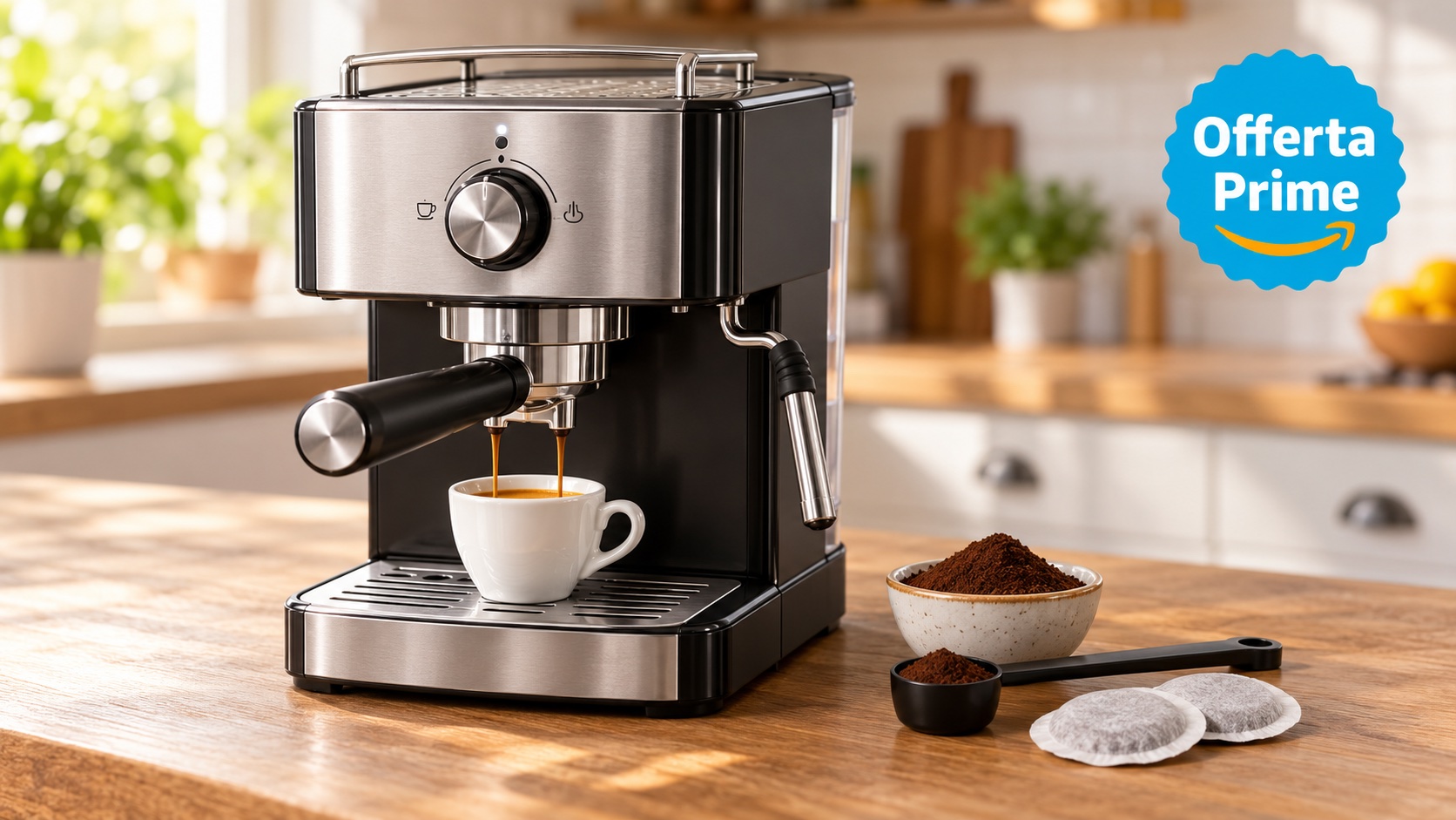 Espresso a casa: sei macchine da 49,99 euro al Prime Day