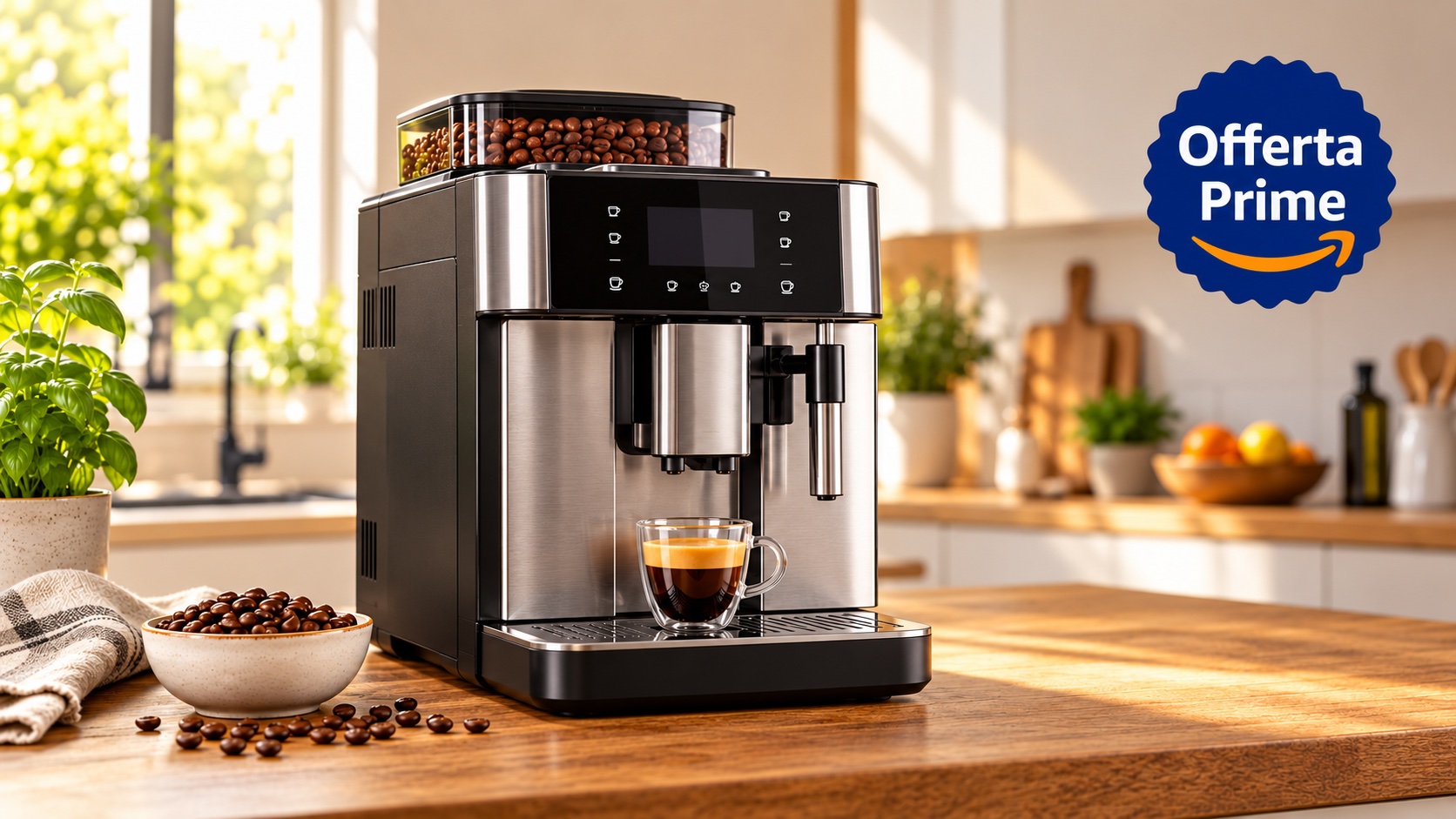 Fanno tutto da sole: sei macchine da caffè superautomatiche in sconto per la Festa Prime
