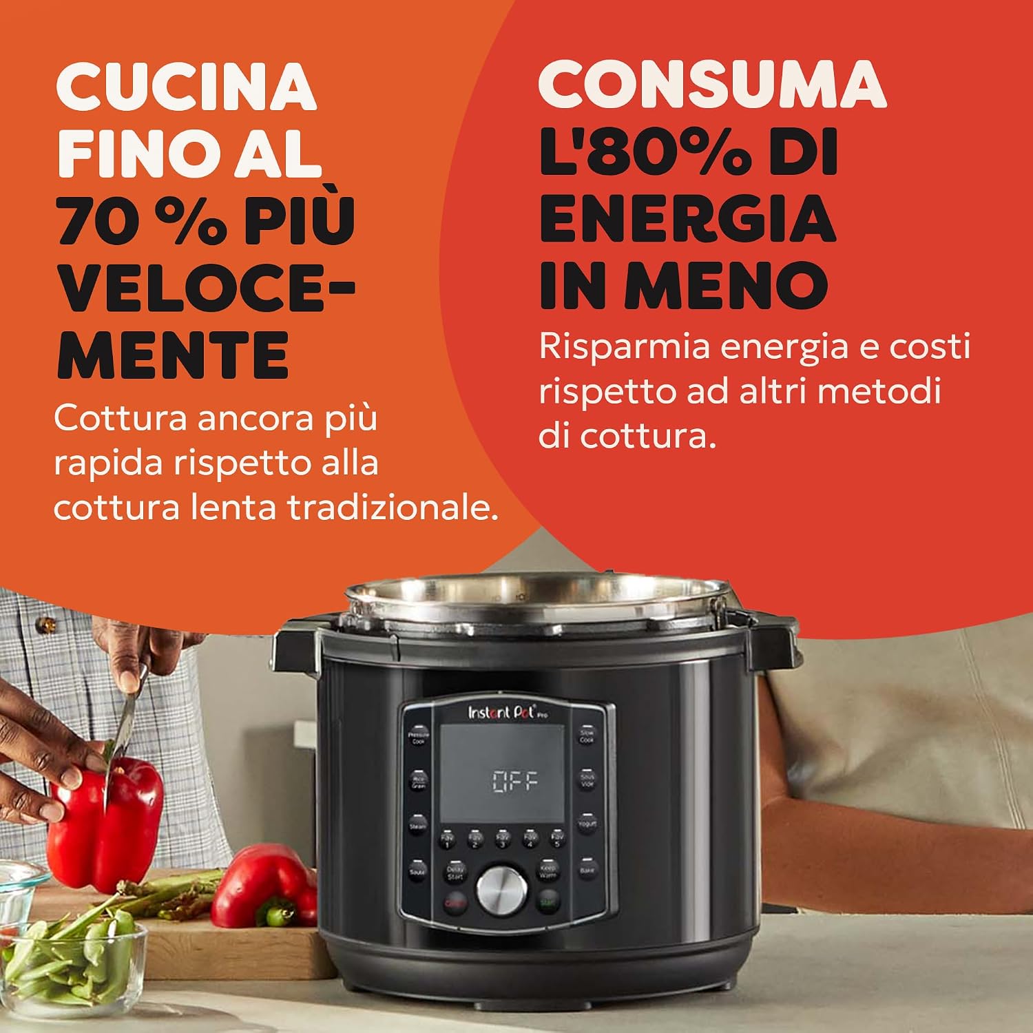 Una pentola, dieci modi di cucinare: su Instant Pot Pro cento euro di sconto - macitynet.it Instant Pot Pro da 5,7 litri in offerta per la Festa delle Offerte Prime